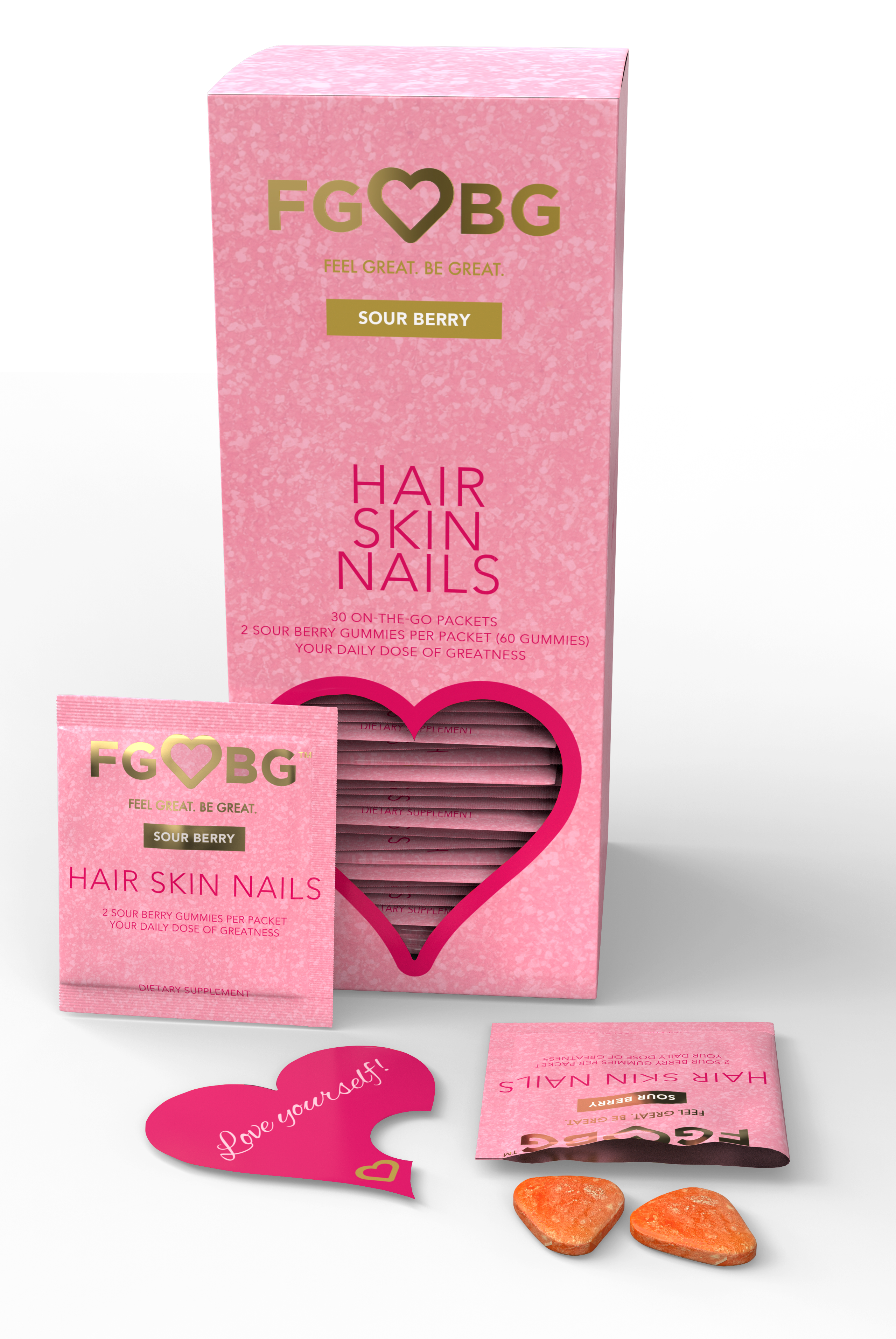 Hair, Skin & Nails SOUR Gummies | 1 Month Supply